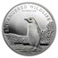 2008 Cook Islands Proof Silver $5 Endangered Wildlife Penguin