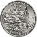 2008-D Arizona State Quarter BU