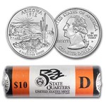 2008-D Arizona Statehood Quarter 40-Coin Roll (Mint Wrapped)