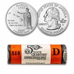 2008-D Hawaii Statehood Quarter 40-Coin Roll BU (Mint Wrapped)
