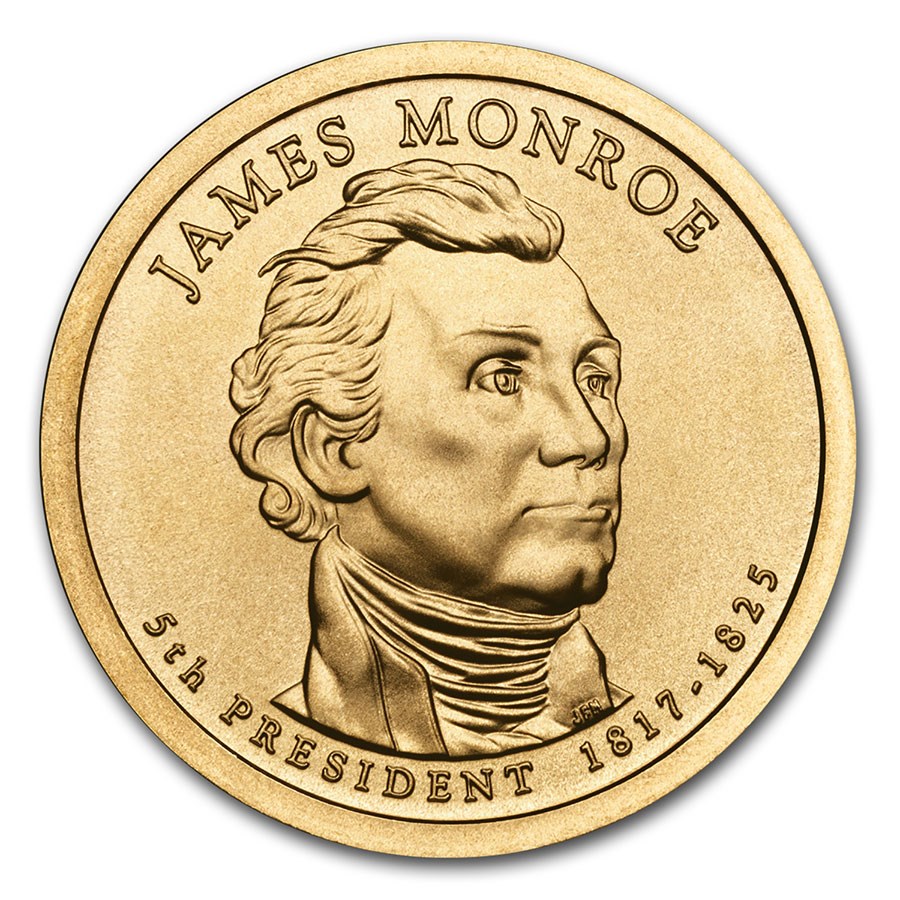 2008-D James Monroe Presidential Dollar BU