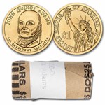 2008-D John Quincy Adams 25-Coin Presidential Dollar Roll