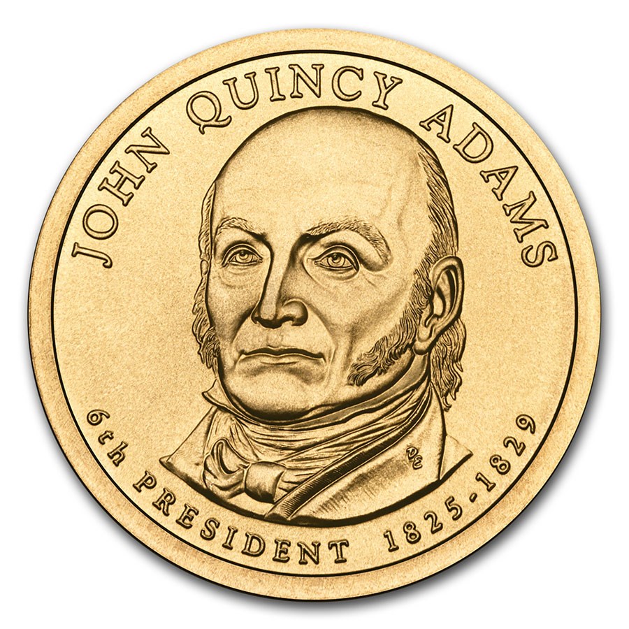 2008-D John Quincy Adams Presidential Dollar BU