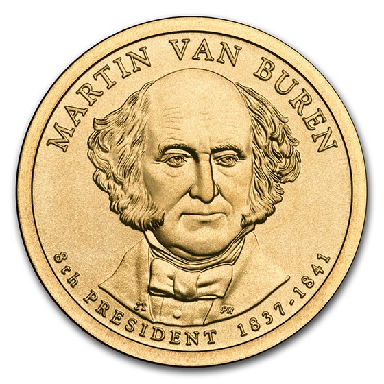 2008-D Martin Van Buren Presidential Dollar BU 2008-D Martin Van Buren Presidential Dollar BU