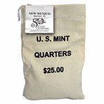 2008-D New Mexico State Quarter $25 Sealed Mint Bag BU