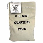2008-D Oklahoma State Quarter $25 Sealed Mint Bag BU
