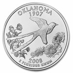 2008-D Oklahoma Statehood Quarter 40-Coin Roll (Mint Wrapped)