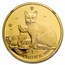 2008 Isle of Man 1 oz Gold Burmilla Cat MS-62 NGC