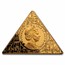 2008 Isle of Man 1 oz Gold Crown King Tut Triangle/Pyramid (Dmg)