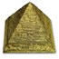 2008 Isle of Man 1 oz Proof Gold Crown King Tut Triangle/Pyramid