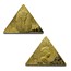 2008 Isle of Man 3 Coin Proof Gold King Tut Triangle/Pyramid