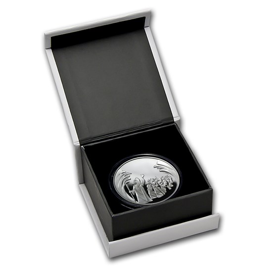 2008 Israel Silver 2 NIS Parting of the Sea Proof (w/Box) 2008 Israel Silver 2 NIS Parting of the Sea Proof (w/Box)