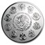 2008 Mexico 1 kilo Silver Aztec Calendar (w/Box & COA)