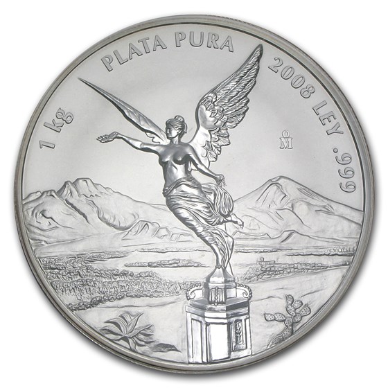 2008 Mexico 1 kilo Silver Libertad Proof Like (Capsule only) 2008 Mexico 1 kilo Silver Libertad Proof Like (Capsule only)