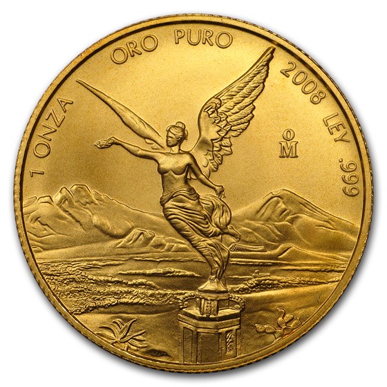 2008 Mexico 1 oz Gold Libertad BU 2008 Mexico 1 oz Gold Libertad BU