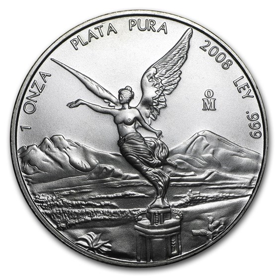 2008 Mexico 1 oz Silver Libertad BU