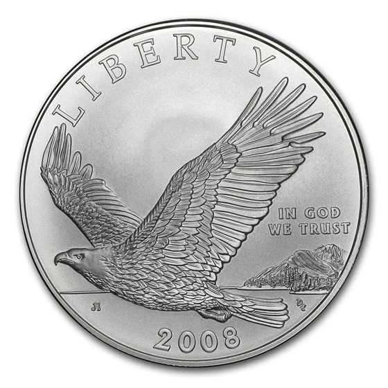2008-P Bald Eagle $1 Silver Commem BU (w/Box & COA) 2008-P Bald Eagle $1 Silver Commem BU (w/Box & COA)