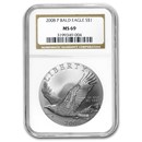 2008-P Bald Eagle $1 Silver Commem MS-69 NGC