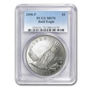 2008-P Bald Eagle $1 Silver Commem MS-70 PCGS
