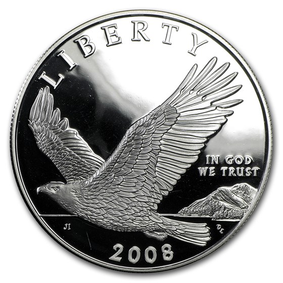 2008-P Bald Eagle $1 Silver Commem Proof (Capsule Only)