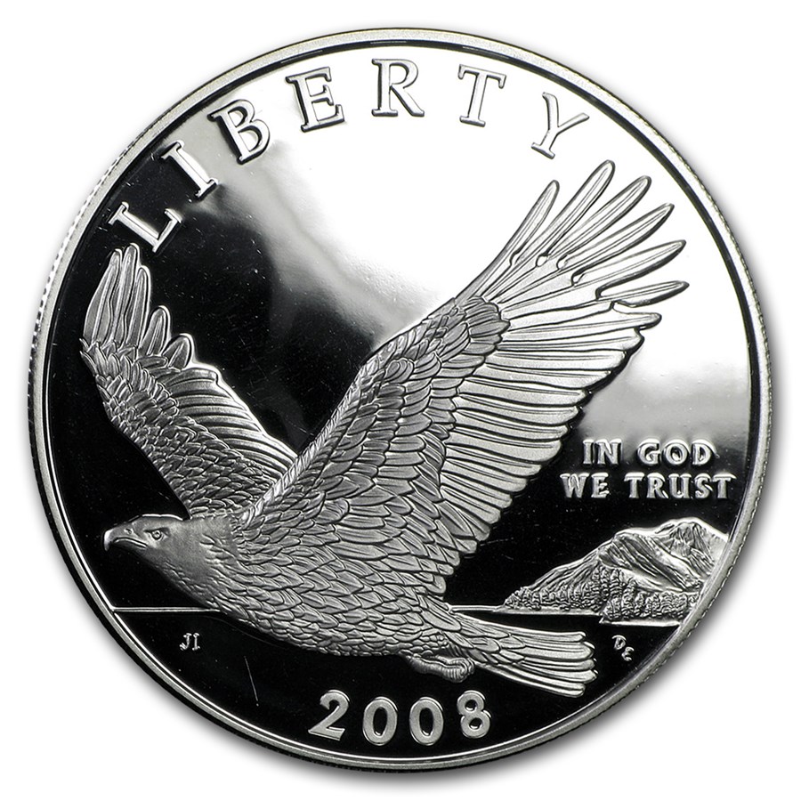 2008-P Bald Eagle $1 Silver Commem Proof (Capsule Only)