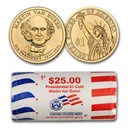 2008-P Martin Van Buren 25-Coin Presidential Dollar Roll