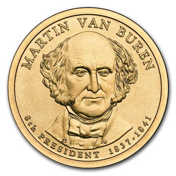 2008-P Martin Van Buren Presidential Dollar BU 2008-P Martin Van Buren Presidential Dollar BU