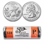 2008-P Oklahoma Statehood Quarter 40-Coin Roll (Mint Wrapped)