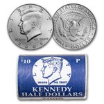 2008-P&D Kennedy Half Dollar 20-Coin 2 Rolls Set (Mint Wrapped)