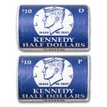 2008-P&D Kennedy Half Dollar 20-Coin 2 Rolls Set (Mint Wrapped)