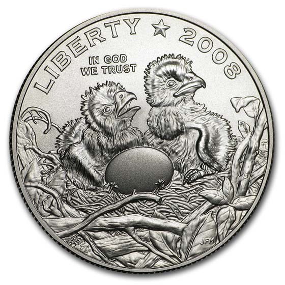2008-S Bald Eagle 1/2 Dollar Clad Commem BU (Capsule only) 2008-S Bald Eagle 1/2 Dollar Clad Commem BU (Capsule only)