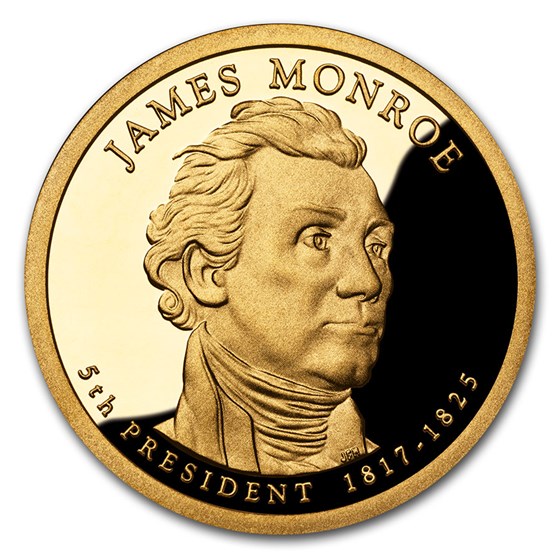 2008-S James Monroe Presidential Dollar Proof 2008-S James Monroe Presidential Dollar Proof