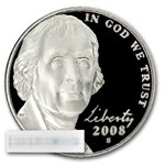 2008-S Jefferson Nickel 40-Coin Roll Proof