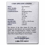2008-S John Adams Historical Signature Set (Proof)