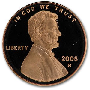 2008-S Lincoln Cent Gem Proof (Red)