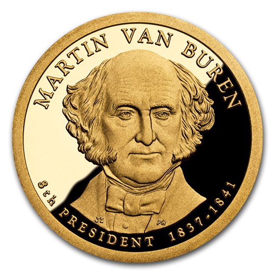 2008-S Martin Van Buren Presidential Dollar Proof 2008-S Martin Van Buren Presidential Dollar Proof