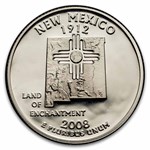 2008-S New Mexico State Quarter Gem Proof 40-Coin Roll