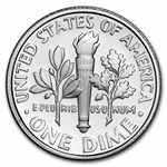 2008-S Roosevelt Dime 50-Coin Roll Proof (Silver)