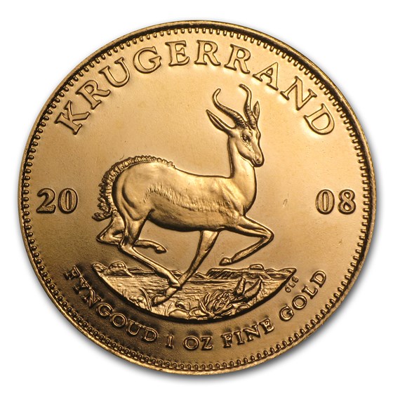 2008 South Africa 1 oz Gold Krugerrand 2008 South Africa 1 oz Gold Krugerrand