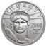 2008-W 1/10 oz Burnished American Platinum Eagle (w/Box & COA)