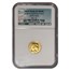 2008-W 1/10 oz Gold Buffalo MS-70 NGC (First Year of Issue)
