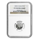 2008-W 1/10 oz Proof American Platinum Eagle PF-70 NGC 2008-W 1/10 oz Proof American Platinum Eagle PF-70 NGC