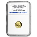 2008-W 1/10 oz Proof Gold Buffalo PF-70 NGC (ER)