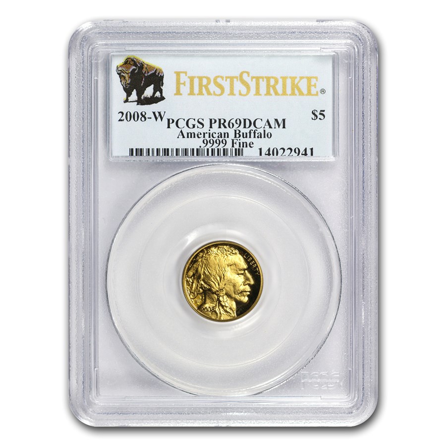 2008-W 1/10 oz Proof Gold Buffalo PR-69 PCGS (FirstStrike®)