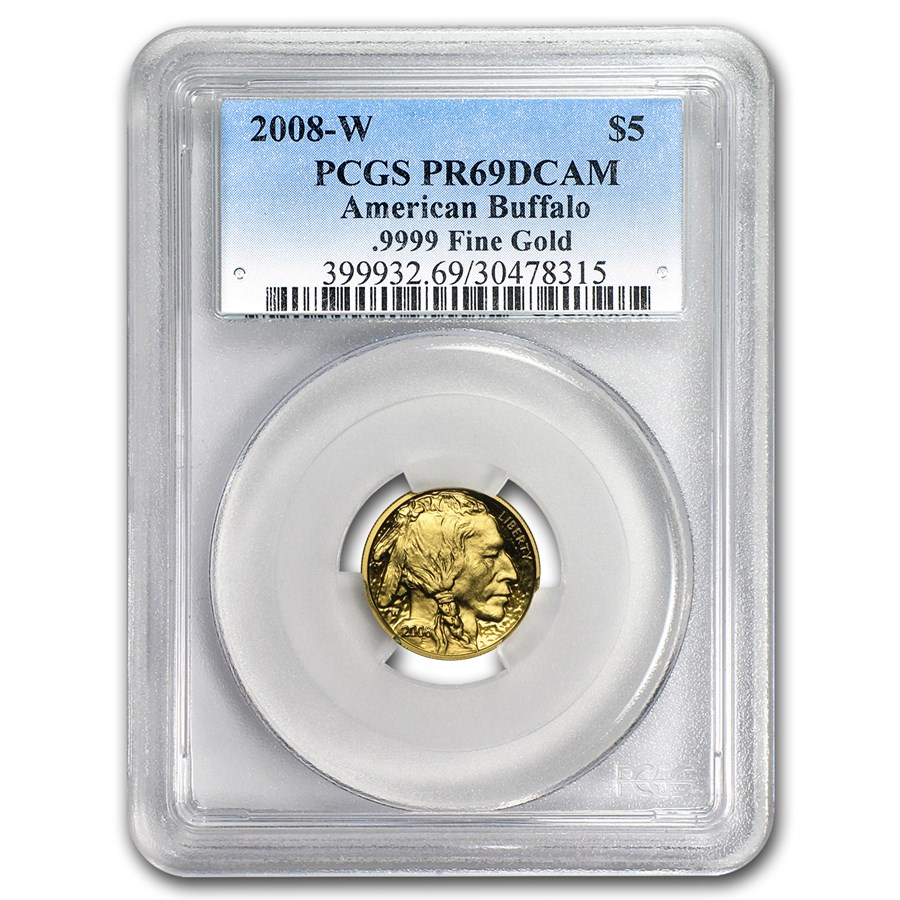 2008-W 1/10 oz Proof Gold Buffalo PR-69 PCGS