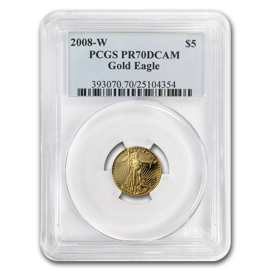 2008-W 1/10 oz Proof Gold Eagle PR-70 PCGS