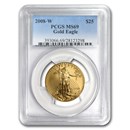 2008-W 1/2 oz Burnished American Gold Eagle MS-69 PCGS
