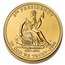 2008-W 1/2 oz Gold Van Buren's Liberty BU (w/Box & COA)