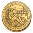 2008-W 1/2 oz Gold Van Buren's Liberty BU (w/Box & COA)
