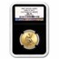 2008-W 1/2 oz Gold Van Buren's Liberty MS-70 NGC